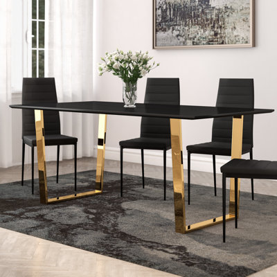 Canora Grey Esstisch Severus & Bewertungen | Wayfair.de